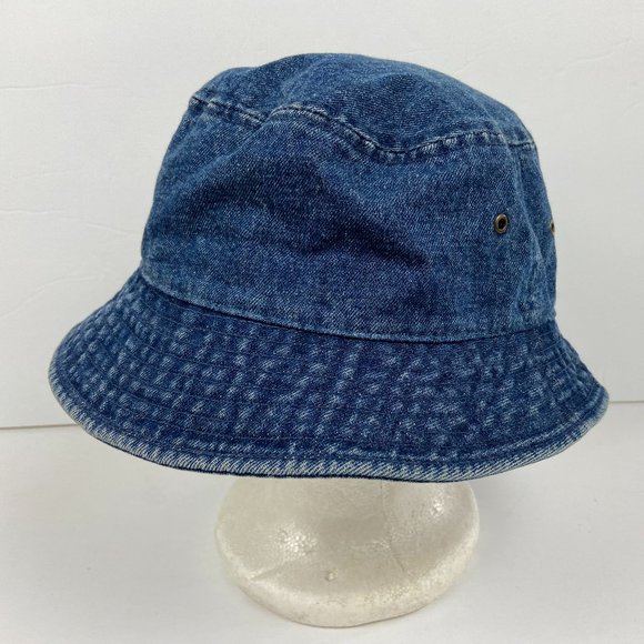 Newhattan Accessories Vintage Denim Bucket Hat Size Lxl Poshmark